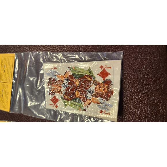 NOS 70's Vtg Ceramic Decals 2 Sets Jack of‎ Diamonds - Picture 2 of 3